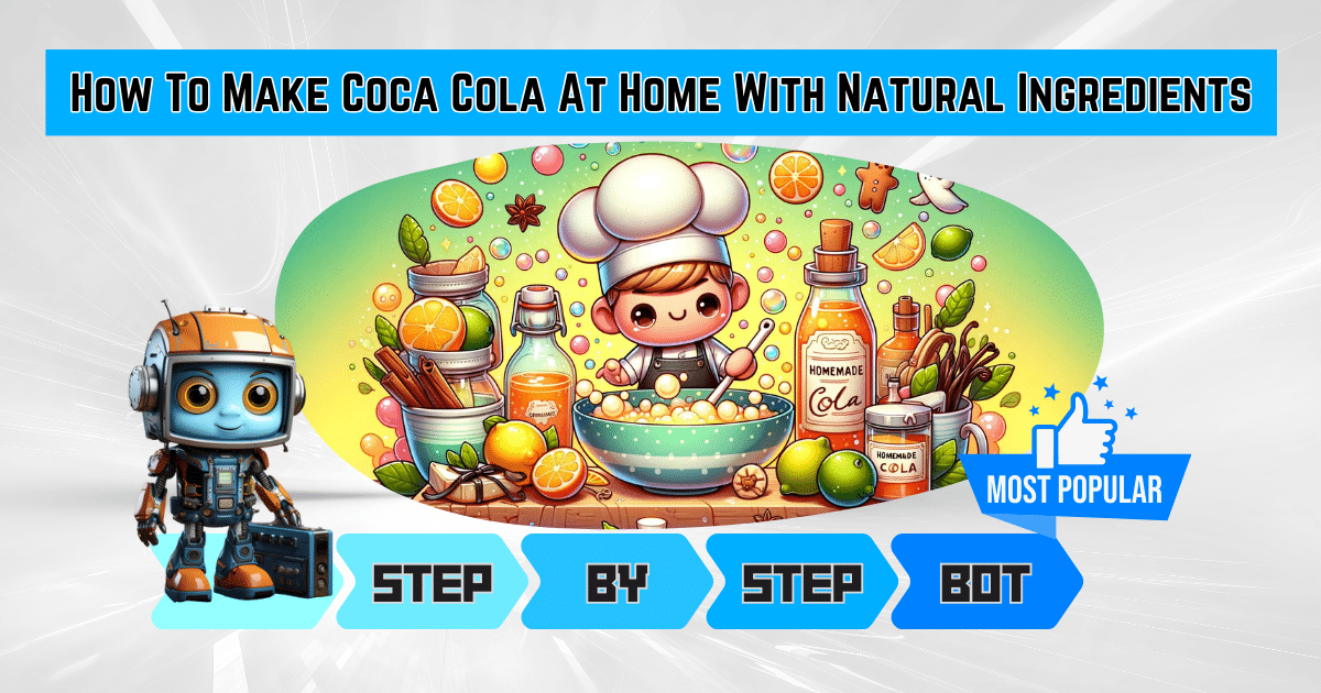 How To Make Coca Cola At Home With Natural Ingredients - Step by step guide