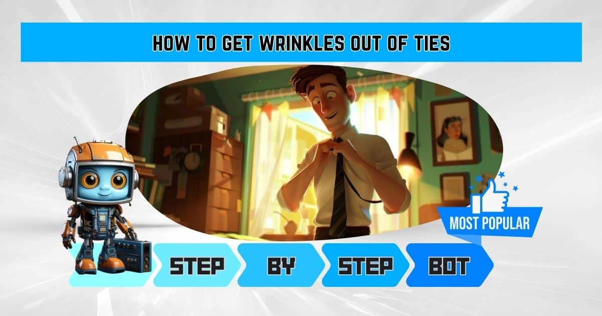 how to get wrinkles out of ties